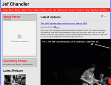 Tablet Screenshot of jefchandler.com